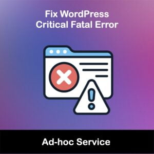 Singapore Fix WordPress Critical Fatal Error