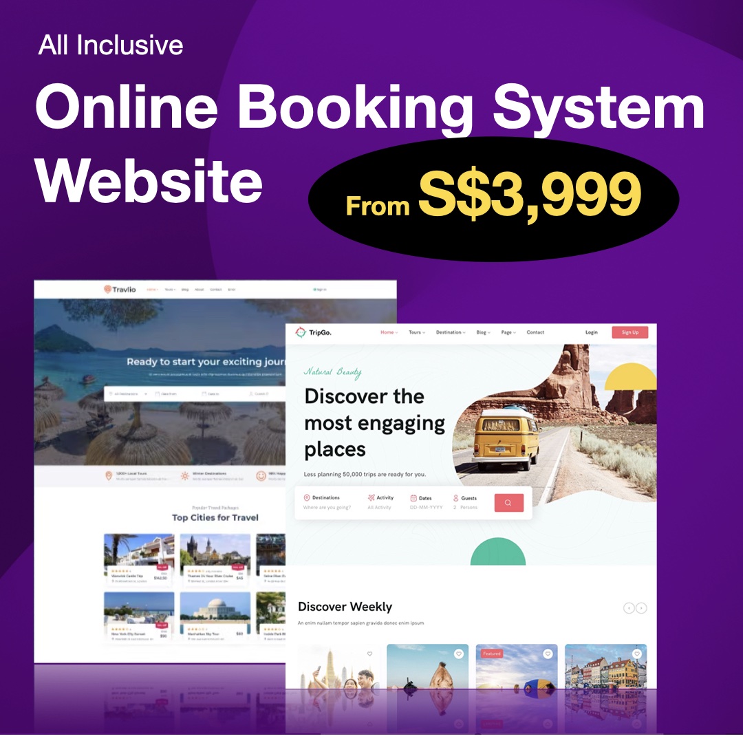 Online Booking System Website Design