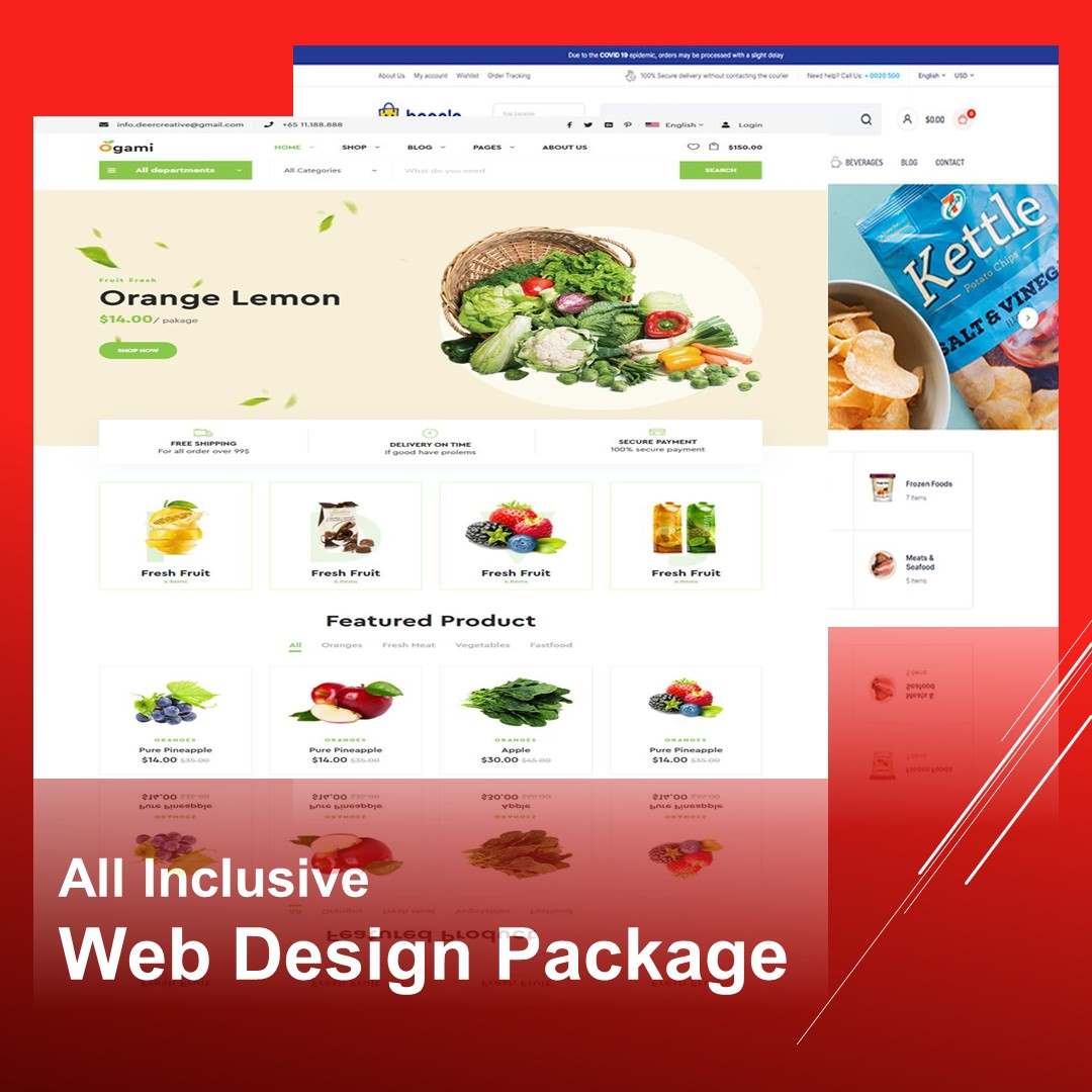 All inclusive web design package