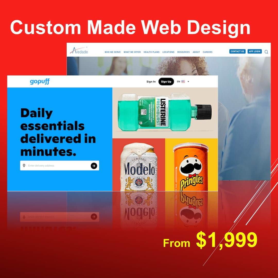 custom made web design