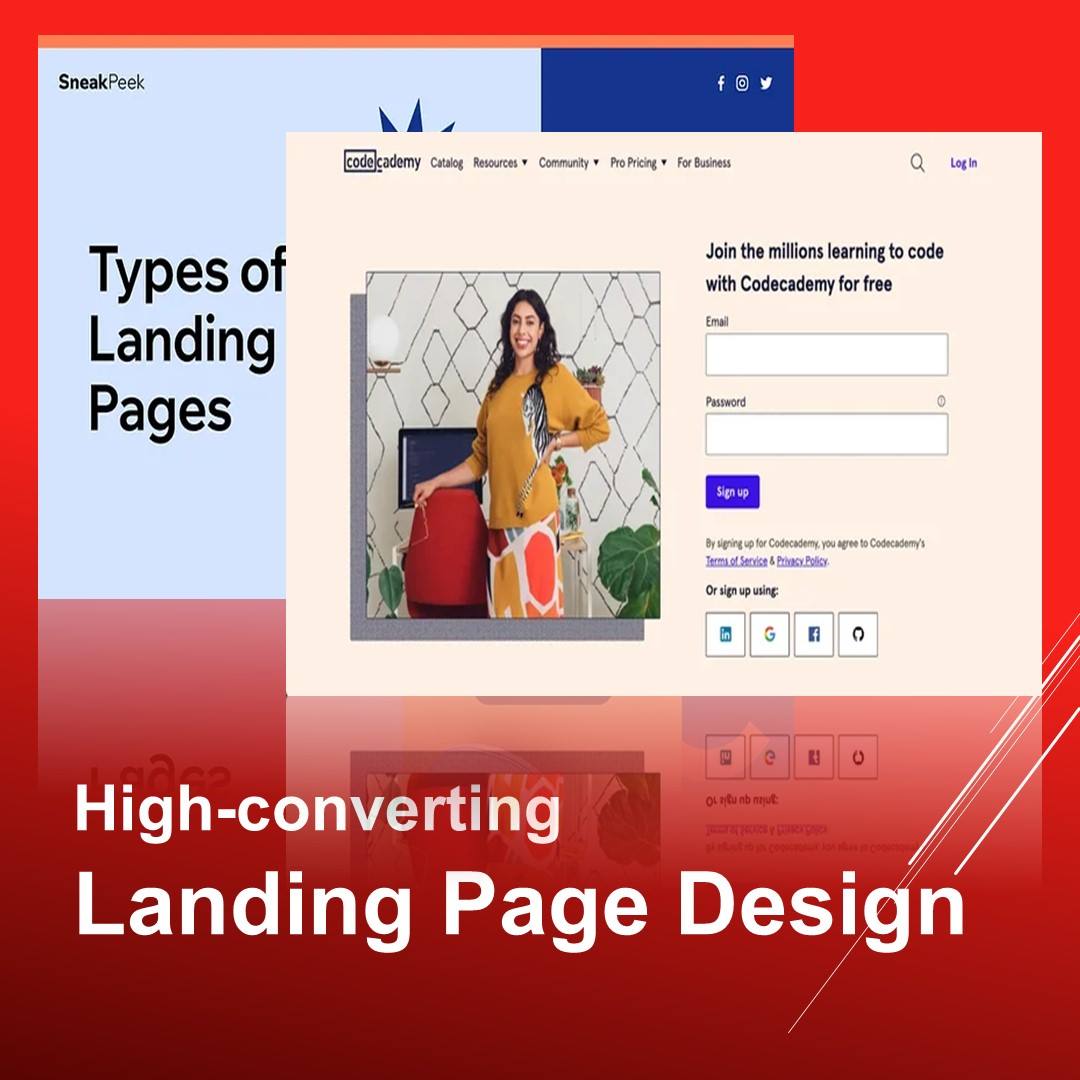 landing page design